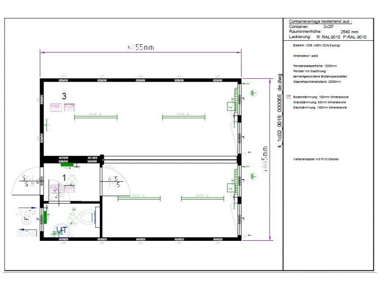 20' Duoanlage mit WC mit Windfang NEU - Schwarze-ASC GmbH